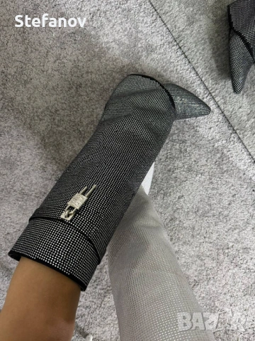 Ботуши с камъни 36,37,38,39,40, снимка 2 - Дамски ботуши - 53005703