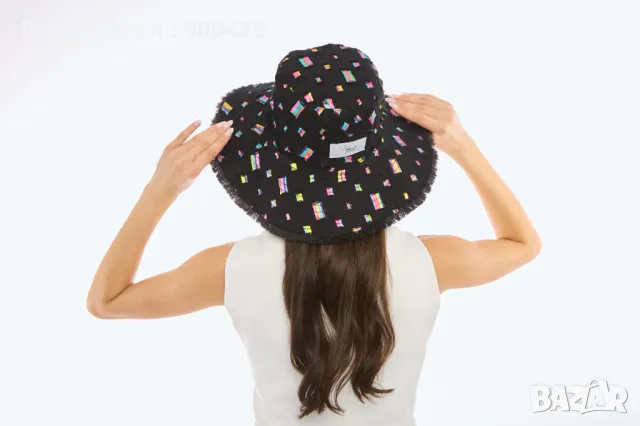 Лятна Дамска Шапка Will - Черна, снимка 3 - Шапки - 49478940