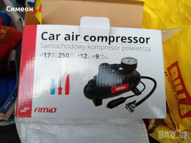 Продавам НОВ автокомпресор за гуми-12v, снимка 4 - Аксесоари и консумативи - 49346676