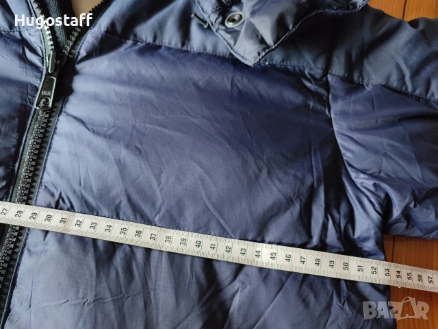 Топло зимно тъмносиньо яке с пух от Denim & Supply Ralph Lauren пухенка парка качулка M, снимка 7 - Якета - 52590328