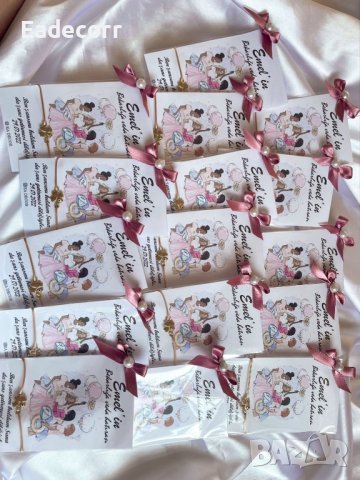 Гривни за моминско парти в кутии, снимка 7 - Декорация - 37566434