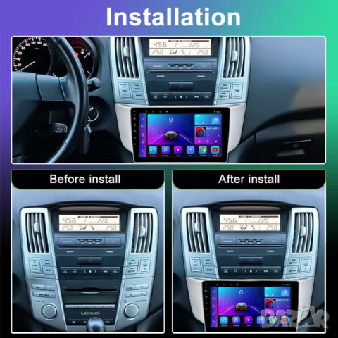 Мултимедия, Двоен дин, за Lexus RX300, RX330, RX350, RX400H, Навигация, плеър, Android, Lexus RX , снимка 3 - Аксесоари и консумативи - 43613647