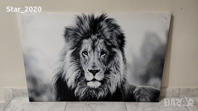 Светеща картина с LED осветление - цар лъв 🦁