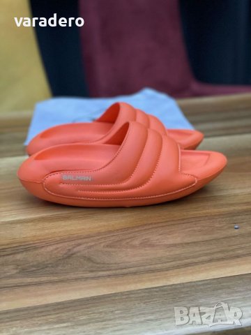 Дамски и мъжки чехли Balmain , снимка 2 - Чехли - 36897187