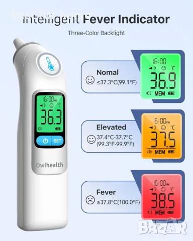 Термометър за уши, снимка 5 - Друга електроника - 49639618