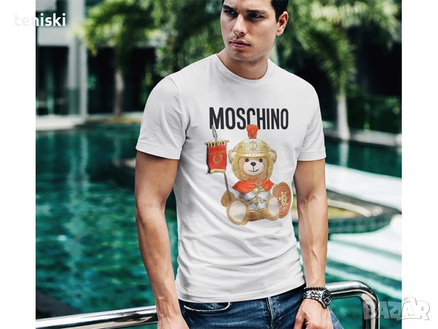 Мъжка тениска MOSCHINO 5 модела всички размери , снимка 6 - Тениски - 28402771