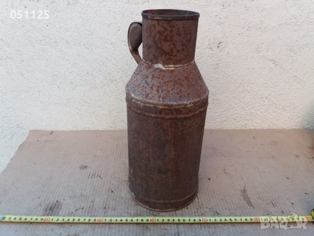 възрожденски метален гюм за мляко - 5 литра , снимка 8 - Антикварни и старинни предмети - 37273174