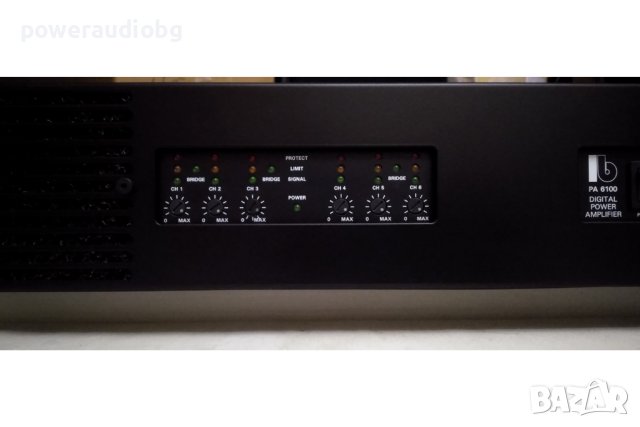 Висококачествен усилвател LB PA6100 - 6 х 200 Вата, снимка 3 - Ресийвъри, усилватели, смесителни пултове - 43991324