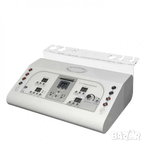 Козметичен уред 8 в 1 дарсонвал, четков пилинг, йонофореза, ултразвук, плазма пен, вакуум, снимка 3 - Козметични уреди - 52070505