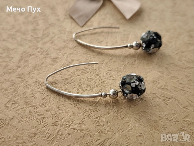 Сребърни обеци (176), снимка 6 - Обеци - 52412416