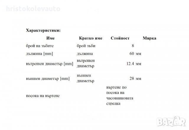 Бендикс Ghibaudi Mario 1588GM за NISSAN, снимка 3 - Части - 28844831