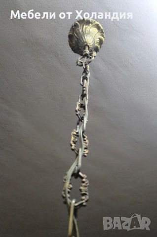 масивен бронзов полилей 6-ца, снимка 7 - Полилеи - 52390709