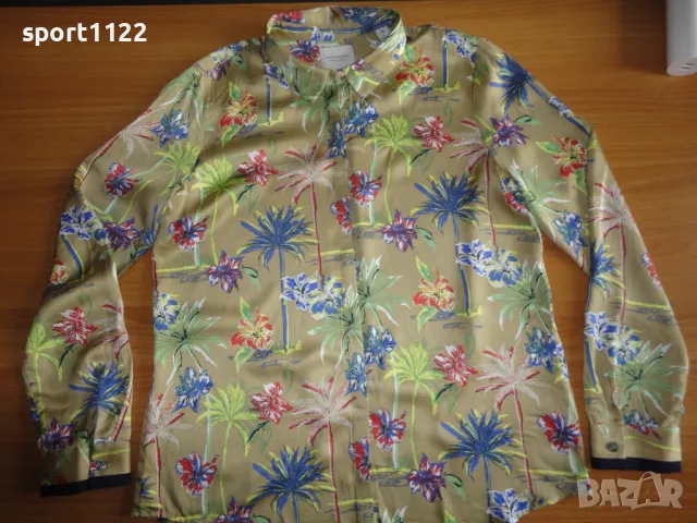 Scotch&Soda/L-XL/нова копринена риза/блуза, снимка 7 - Ризи - 49496902