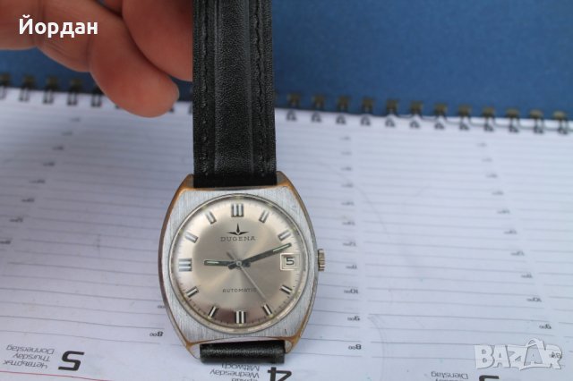 Мъжки Швейцарски часовник ''Dugena'' автоматик 25 камъка, снимка 5 - Мъжки - 40724945