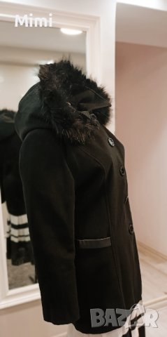 Дамско вталено палто L/XL, снимка 2 - Якета - 43051295