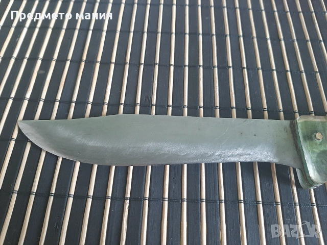 Стар български  нож – масивен и здрав, снимка 2 - Ножове - 53139714