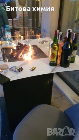 Маса с огнище, отоплител на газ за ресторанти и градини, снимка 4 - Маси - 36914347