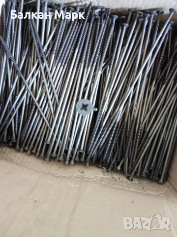 🔩 ВИНТ,ВИНТОВЕ ЗА ДЪРВО 6х240 мм – КАРБОНИТРИРАНИ,ЧАСТИЧНА РЕЗБА,50бр., снимка 3 - Строителни материали - 50515233