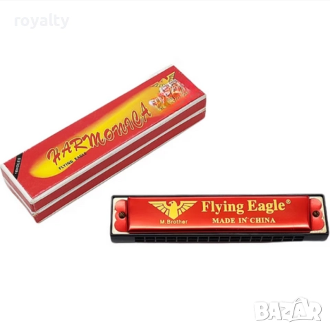 Първата музика на твоето дете – хармоника Flying Eagle с кристален звук, снимка 2 - Музикални играчки - 52249527