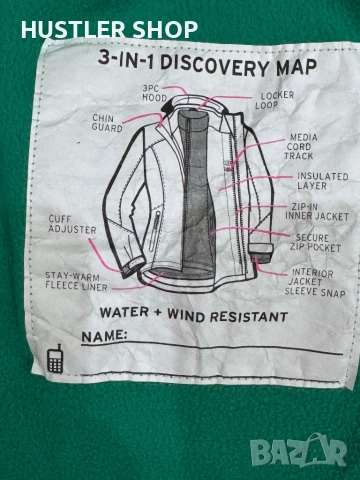 Дамско водо и ветро устойчиво зимно яке CHAMPION 3V1.Размер L, снимка 6 - Якета - 52540365