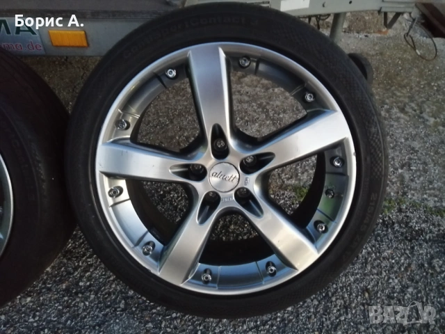 Лети джанти 17 " Aluett Germany 5x112 / 7.5J X 17 H2 за VW,Audi,Seat, Skoda, Mercedes и др., снимка 2 - Гуми и джанти - 53193841