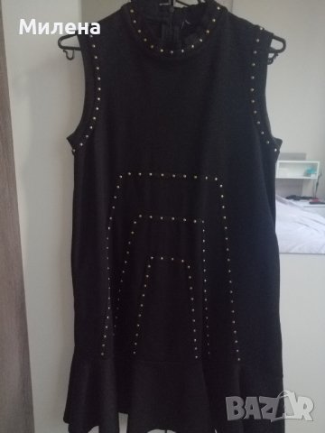 Висок клас къса рокля /туника/ с капси, снимка 2 - Рокли - 37477681