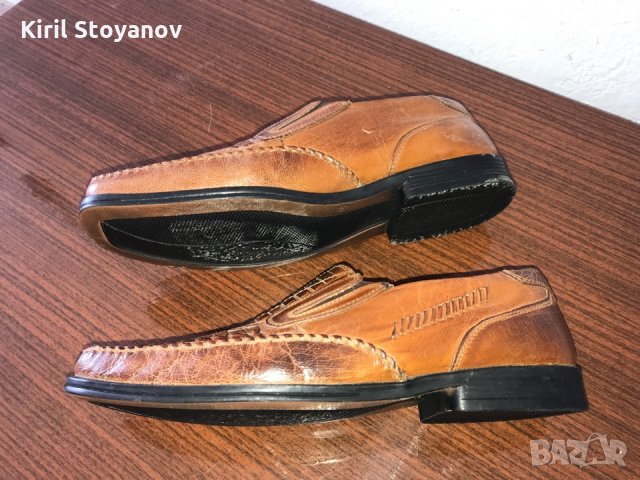 Чисто нови мъжки обувки от естествена кожа, внос от Германия, снимка 2 - Ежедневни обувки - 28370161