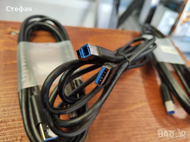 Кабел Display Port - display port. НОВ. Кабел USB 3.0 Type A Male to Type., снимка 4 - Друга електроника - 51962726