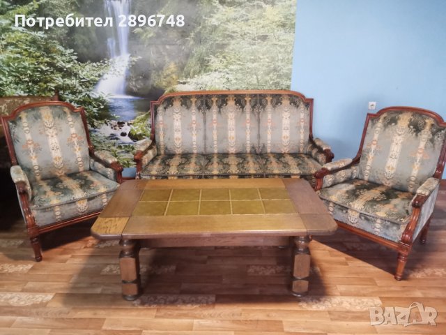 Диван тройка и два фотьойла , снимка 6 - Дивани и мека мебел - 43645244