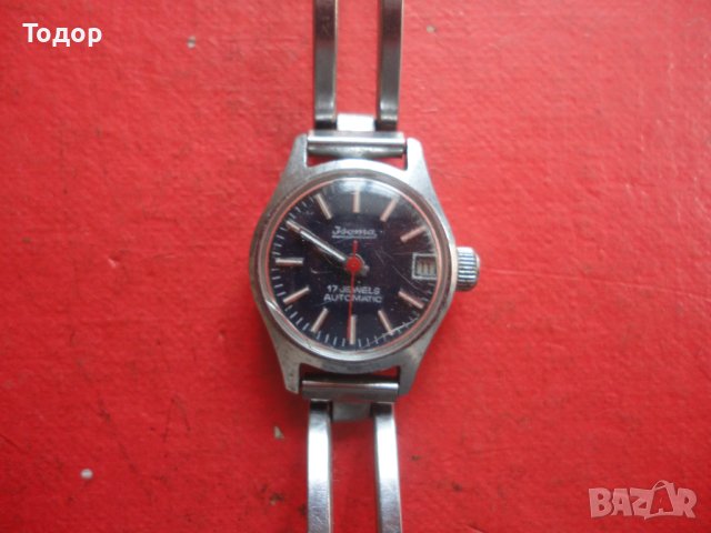 Немски дамски часовник Isoma 17 Jewels Automatic, снимка 10 - Дамски - 43526476