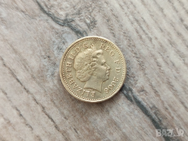 Монета 2006 Великобритания 1 pound (Egyptian Arch Bridge) - Elizabeth II, снимка 4 - Нумизматика и бонистика - 52124056