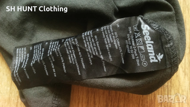 Seeland Outdoor 2-Pack T-Shirt размер L за лов тениска - 2035, снимка 10 - Екипировка - 53387502