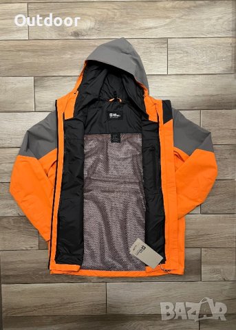 Мъжко яке Jack Wolfskin Texapore 3in1  Smokey Grey , размер М, снимка 4 - Якета - 43779077