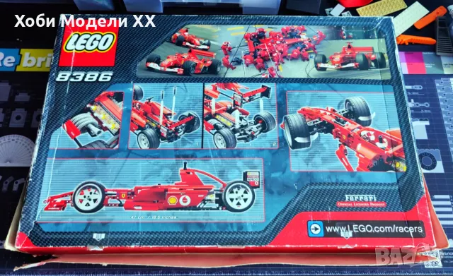 LEGO RACERS/TECHNIC 8386 Ferrari F1, снимка 3 - Колекции - 47549989