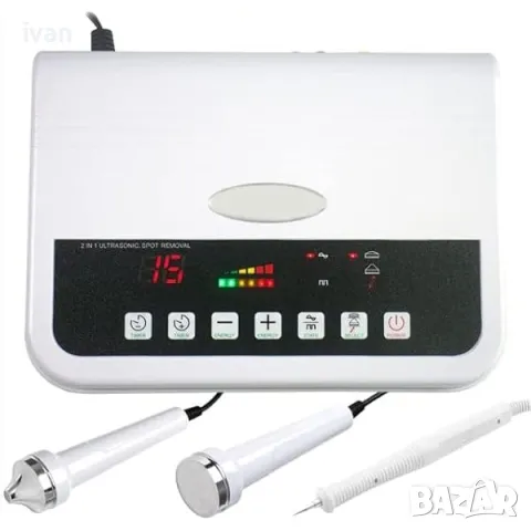 намаление Ултразвуков уред за анти ейдж терапия и масаж с три накрайника 