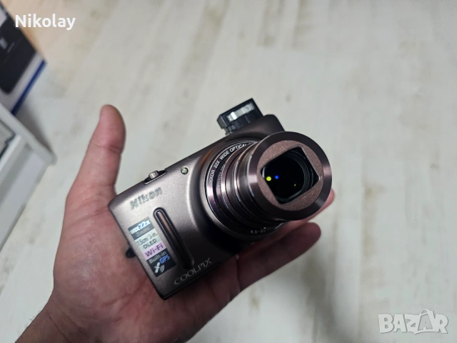 Nikon COOLPIX S9500 Wi-Fi , снимка 7 - Фотоапарати - 53596958