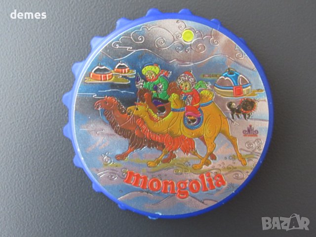 Голям автентичен магнит от Монголия-серия-отварачка, снимка 4 - Колекции - 43250857