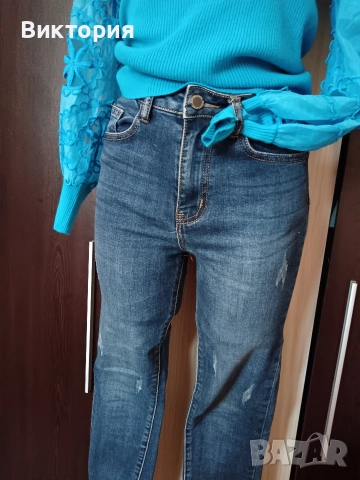 дамска блуза +дънки, снимка 7 - Блузи с дълъг ръкав и пуловери - 52901806