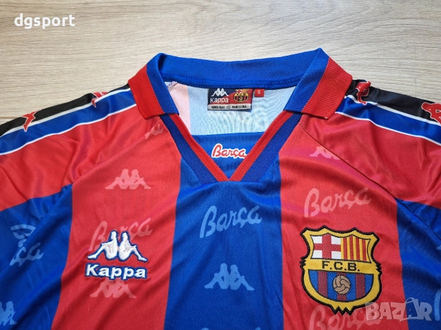 Футболна фланелка на Христо Стоичков #Барселона #ретро модел 1997/98!, снимка 5 - Футбол - 52638692