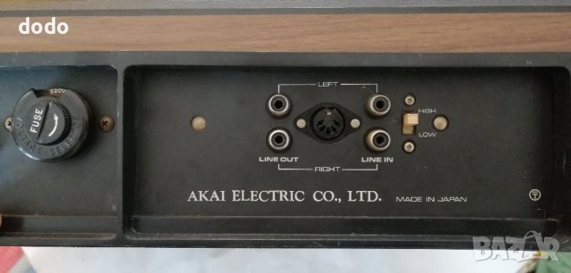 Akai vintage cassette deck , снимка 3 - Декове - 42969375