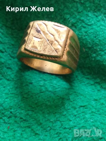 Пръстен стар бронзов 21900, снимка 4 - Колекции - 33370075