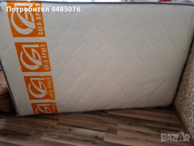 ЧИСТО НОВ МАТРАК МЕМОРИ 120/190 РАЗМЕР ГОЛД АПОЛО , снимка 3 - Матраци - 52054776