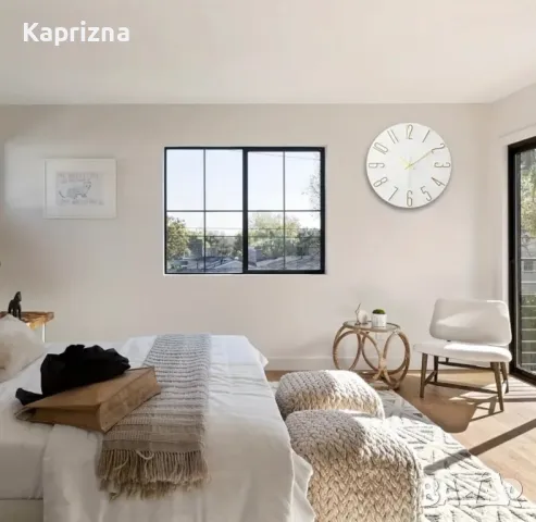 Уникален голям стенен часовник, снимка 3 - Стенни часовници - 50231893