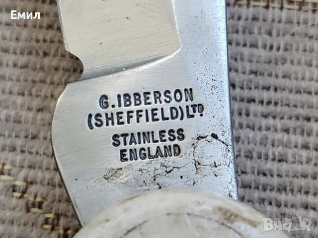 Боцмански морски нож G.IBBERSON SHEFFIELD, снимка 3 - Колекции - 49879201