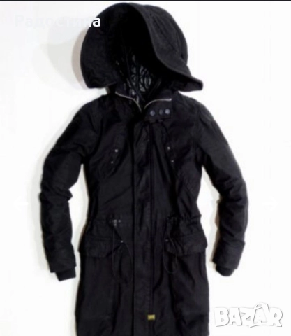 G-Star Raw Polar Duty Hooded Black Parka Дамска Парка Яке от Две Части, снимка 2 - Якета - 52332557