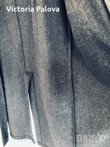 🇮🇹 Италианско дълго дизайнерско палто-жилетка  DI-LA, снимка 10 - Палта, манта - 28324840
