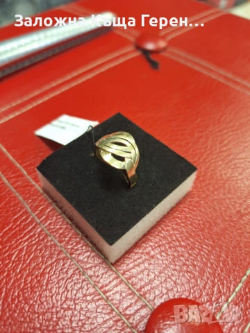 Златен пръстен 3,58гр.14к, снимка 3 - Пръстени - 53323380
