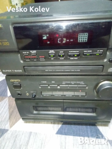 уредба AIWA SUPER TBASS DIGITAL AUDIO SYSTEM, снимка 2 - Аудиосистеми - 52687464