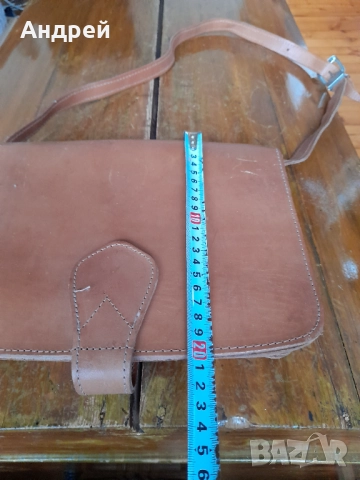 Стара дамска кожена чанта #29, снимка 3 - Други ценни предмети - 52216788