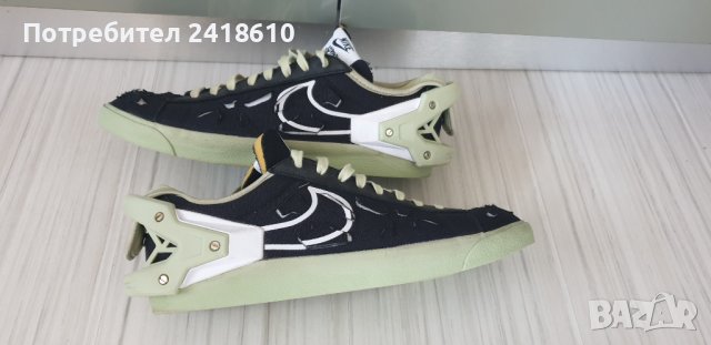 Nike x Acronym Blazer Low Black Olive Aura Mens Size 44/28 UK 9 US 10 НОВО! ОРИГИНАЛ! Мъжки Кецове!, снимка 11 - Кецове - 44067559